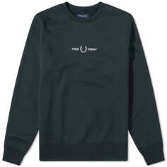Толстовка Fred Perry Authentic Embroidered Crew Sweat
