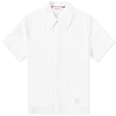 Рубашка Thom Browne Short Sleeve Button Down Stripe Shirt