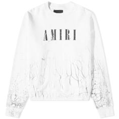 Толстовка AMIRI Cracked Dye Core Logo Crew Sweat