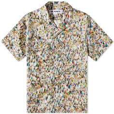 Рубашка Sunnei Printed Vacation Shirt