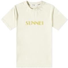 Футболка Sunnei Classic Embroidered Logo Tee