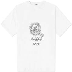 Футболка BODE Embellished Lion Tee