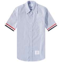 Рубашка Thom Browne Grosgrain Tricolor Short Sleeve Shirt