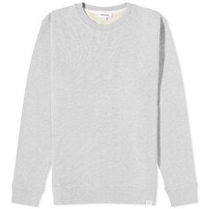 Свитшот Norse Projects Vagn Classic Crew, светло-серый