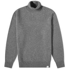 Свитер Norse Projects Kirk Lambswool Roll Neck Knit, серый