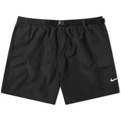 Короткие волейбольные шорты 5 дюймов с поясом Nike Swim