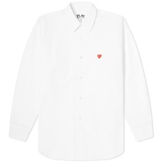 Рубашка Comme des Garcons Play Little Red Heart Basic Shirt