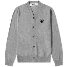 Джемпер Comme des Garcons Play Black Heart V-Neck Cardigan