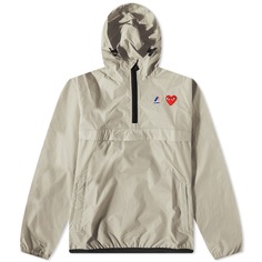 Складывающаяся куртка omme des Garcons Play x K-Way Half Zip Comme des Garçons Play