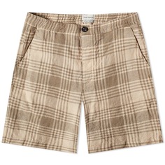 Шорты Oliver Spencer Checked Osbourne Drawstring Short