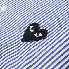 Рубашка Comme des Garcons Play Black Heart Stripe Shirt
