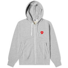 Толстовка Comme des Garçons Play Invader Heart Hooded Sweat