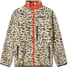 Флисовая куртка Strain Cheetah Sherpa на молнии PLEASURES