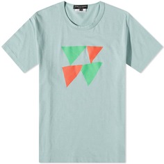 Футболка Comme des Garçons Homme Plus Triangle Print Tee