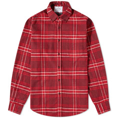 Рубашка Portuguese Flannel Redish Button Down Check Shirt
