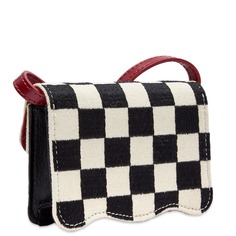 Сумка Palm Angels Micro Palm Bag In Checkerboard Damier