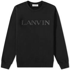 Толстовка Lanvin Curb Logo Crew Sweat