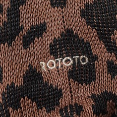 Носки с круглым вырезом с леопардовым принтом RoToTo