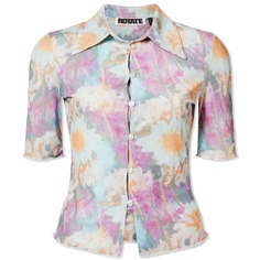 Рубашка Rotate Miranda Short Sleeve Top Floral Print