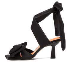 Сандалии GANNI Soft Bow High Heel Sandal