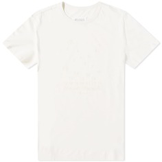 Футболка Maison Margiela Embroidered Numbers Logo Tee