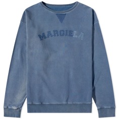 Джемпер Maison Margiela Distressed College Logo Crew Sweat