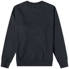 Толстовка Maison Margiela Embroidered Numbers Logo Crew Sweat