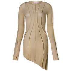 Платье Sami Miro Vintage Asymmetric Long Sleeve Mini Dress