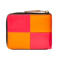 Кошелек Comme des Garcons SA7100FS Fluo Squares Zip Wallet