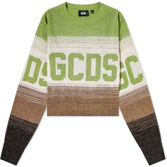 Джемпер GCDS Lurex Degradé Cropped Sweater