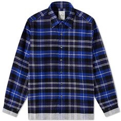 Рубашка Uniform Experiment Flannel Check Line Regular Shirt