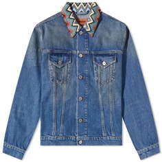 Джемпер Missoni Denim Jacket with Knitted Collar