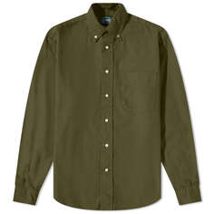 Рубашка Gitman Vintage Button Down Overdyed Oxford Shirt - END. Excl