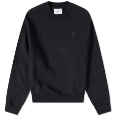 Толстовка AMI Tonal Heart Crew Sweat