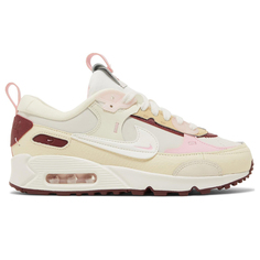 Кроссовки Nike Wmns Air Max 90 Futura, бежевый, красный