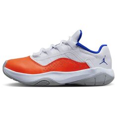 Кроссовки Nike Air Jordan 11 CMFT Low, синий/белый/рыжий