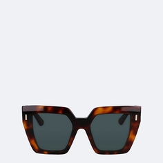 Солнцезащитные очки Calvin Klein Acetate Modified Square, коричневый