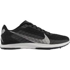 Бутсы Nike Zoom Rival Waffle 5 Black Metallic Pewter, черный/серый