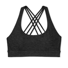 Спортивный бюстгальтер Victorias Secret Essential Strappy Sports Bra, темно-серый