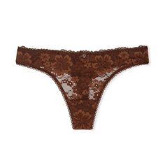 Стринги Victoria&apos;s Secret Body By Victoria Lace-Front, коричневый