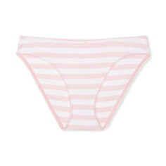 Трусы Victoria&apos;s Secret Ribbed Cotton Bikini, розовый