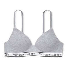 Бюстгальтер Victoria&apos;s Secret T-Shirt Lightly Lined Wireless, серый