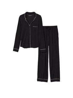 Пижама Victoria&apos;s Secret Modal Long, черный