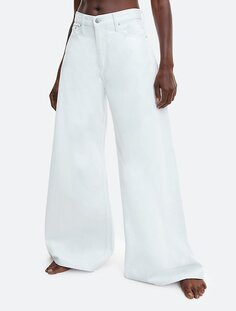 Широкие джинсы свободного кроя Calvin Klein, белый