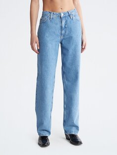 прямые джинсы 90-х Calvin Klein, синий