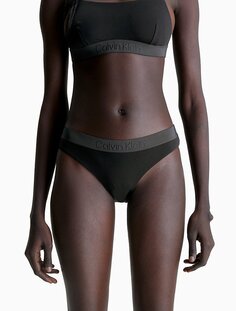 Плавки бикини Core в тон Calvin Klein, черный