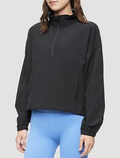 Пуловер с молнией 1/2 Performance Calvin Klein, черный