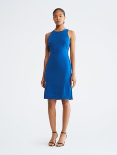Платье-футляр с лямкой на шее Calvin Klein