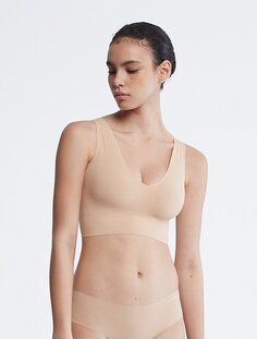 Бралетт с V-образным вырезом на легкой подкладке Invisibles Calvin Klein