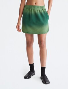 Выбеленная на солнце мини-юбка из махровой ткани Calvin Klein